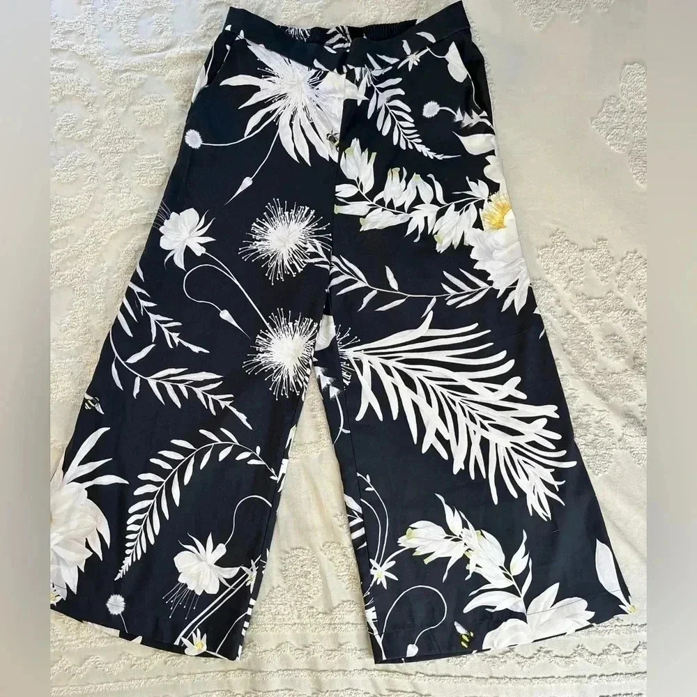 Anna Glover H&M size US 12 Wide Leg Capri! Great Condition! - Picture 4 of 6
